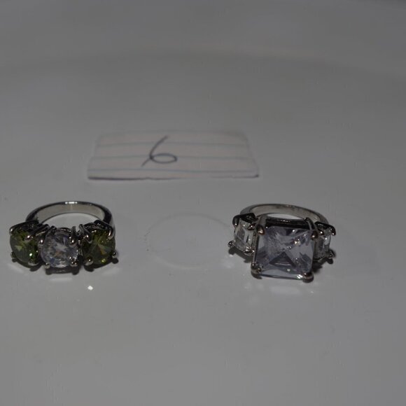 Costume ring set/lot. Size 6. - Picture 2 of 2
